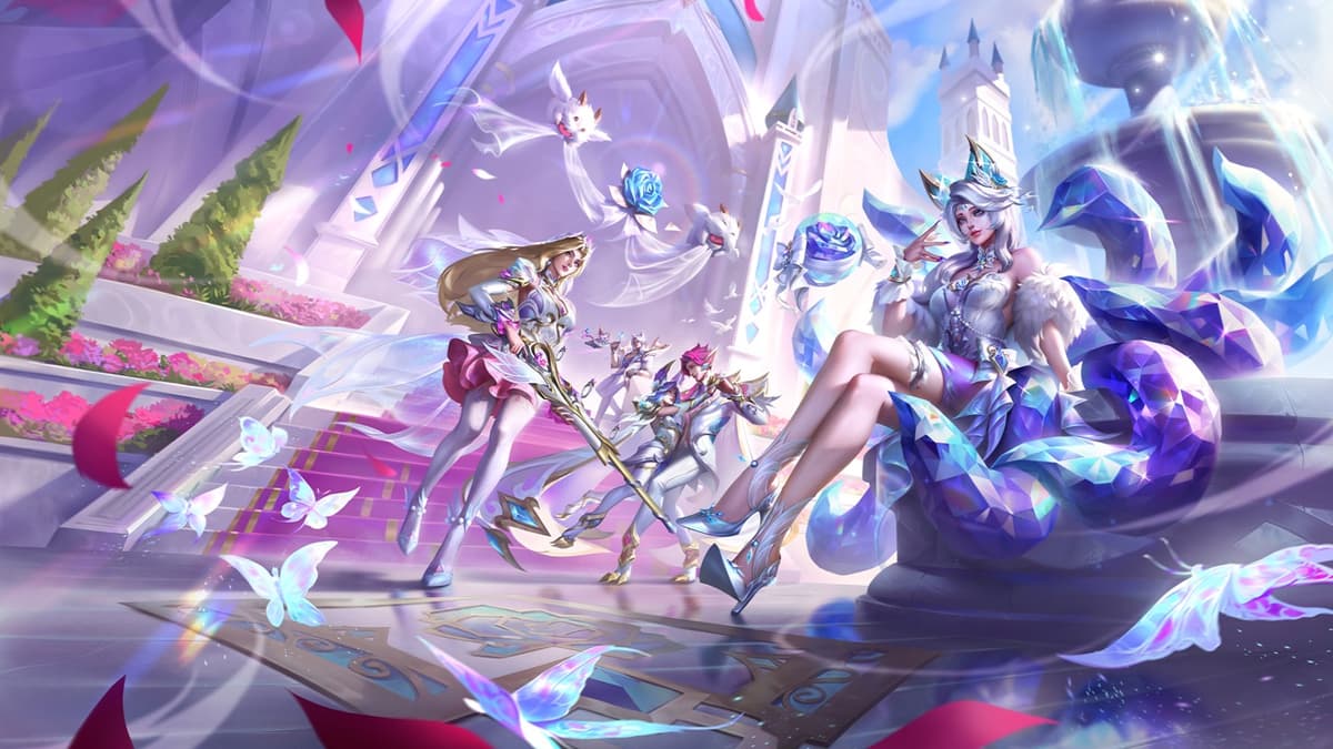 Win skins, goodies, and tokens for Crystal Rose