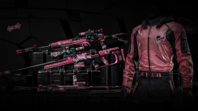 Get the exclusive pink themed skins!