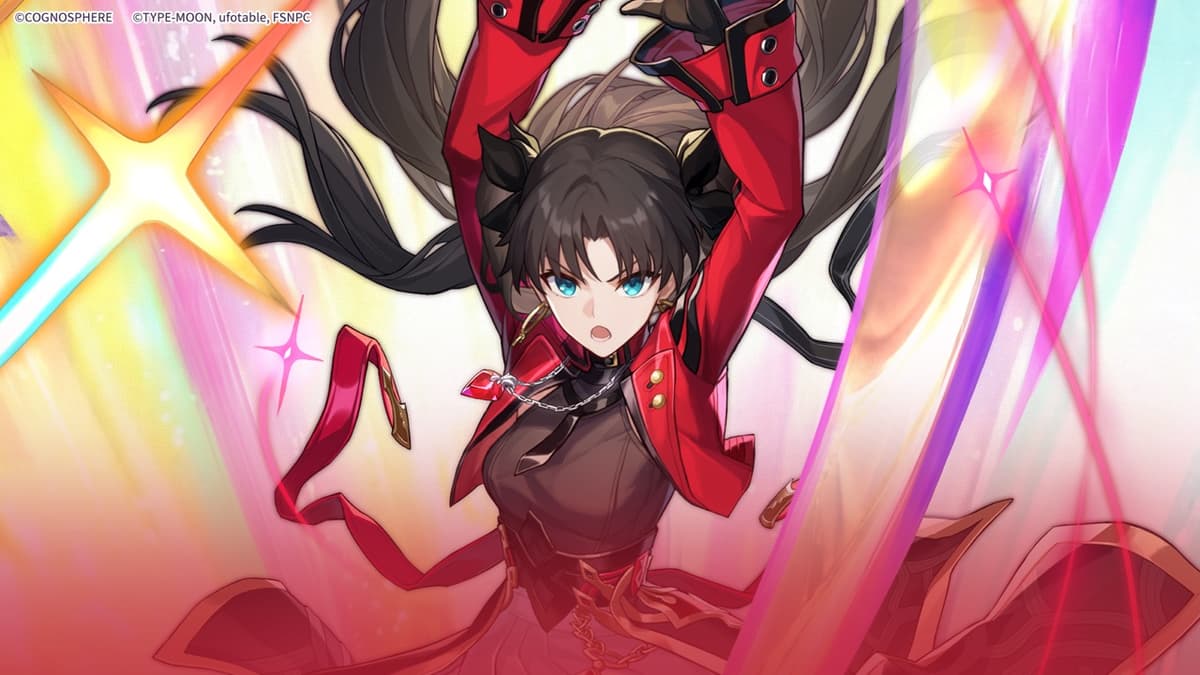 Limited collab character Rin Tohsaka on rate-up!