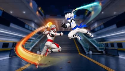 Test your jutsu skills in this anime-style FPS.
