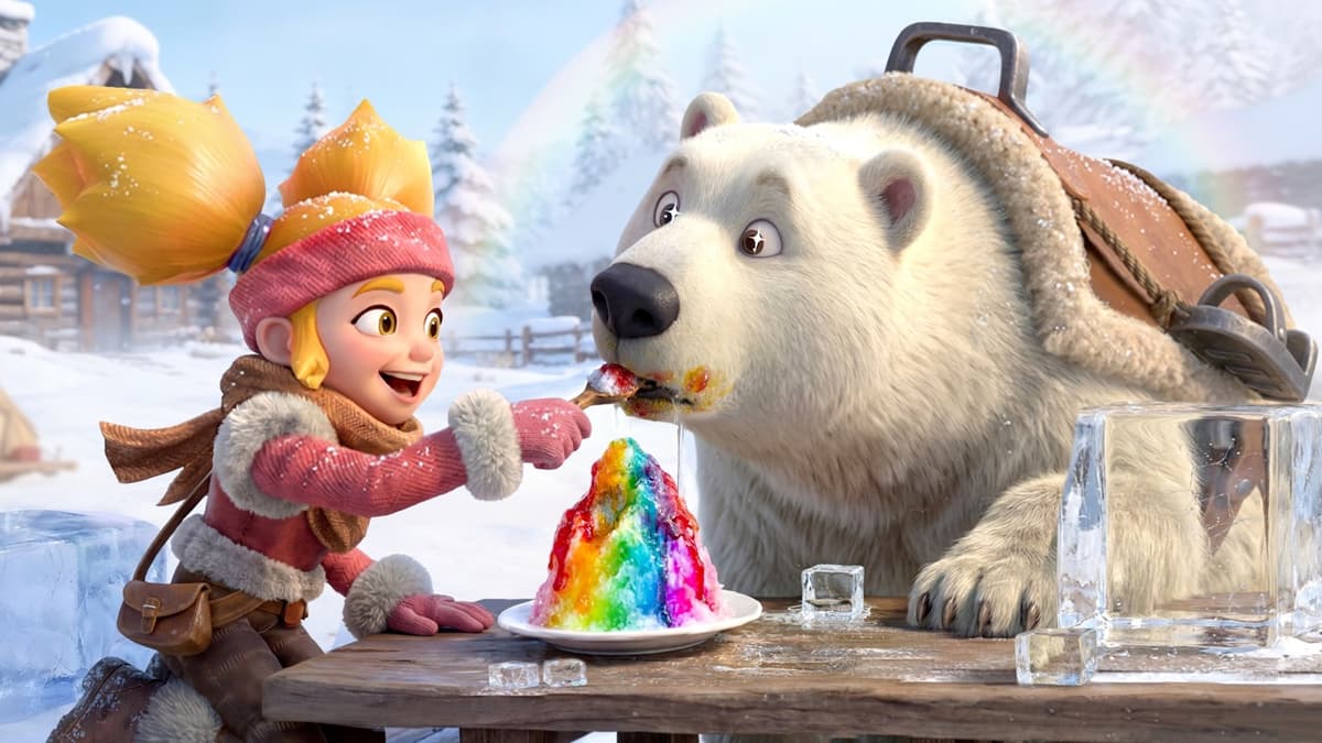 Make shaved ice with Molly! 