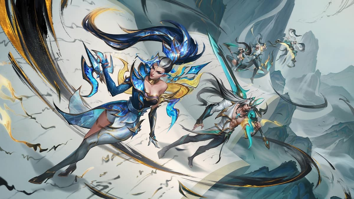 Dual Calligraphia Collection Ink flows as Calligraphia spills onto the Rift.