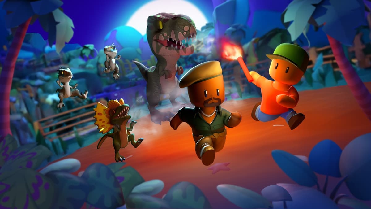 Stumble into Jurassic World! A jungle level full of danger, dinos, and rewards!